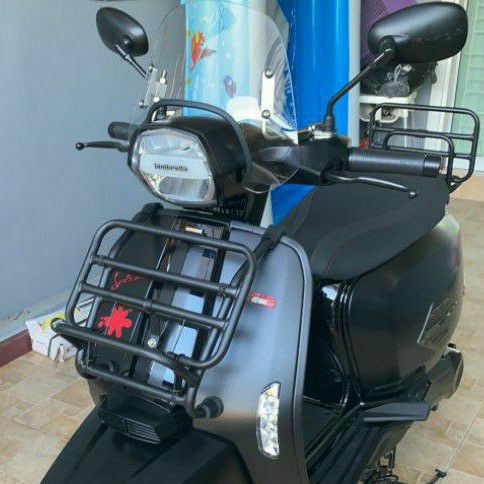 ตะแกรงหน้า Lambretta V200 V125 ตะแกรง พับสปริง ตรงรุ่น Pocenti Scooters