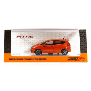 INNO64 1/64 HONDA JAZZ FIT 3 RS Sunset Orange II รถเหล็ก รถของเล่น ของใหม่ พร้อมกล่องใส