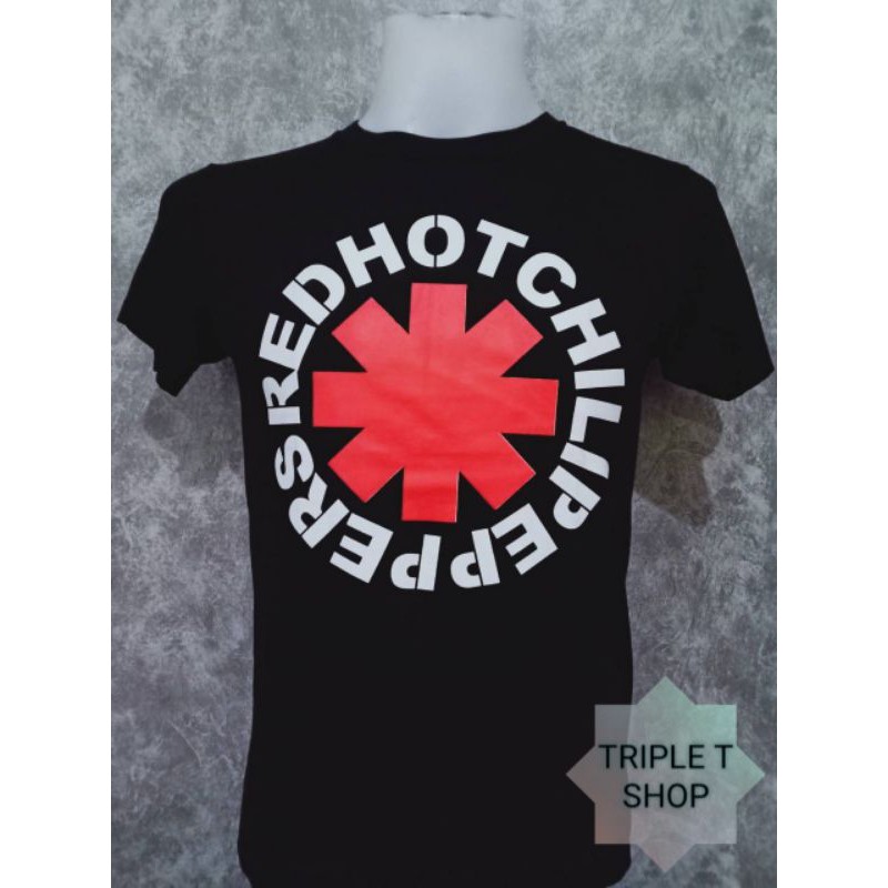 เสื้อยืดคอกลม สกรีนลาย REDHOT (รหัส 38)