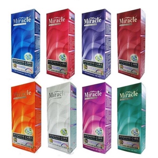 Miracle มิราเคิล ครีมสีย้อมสีผมติดทนนาน 24 สีให้เลือก เพียงราคากล่องล่ะ 59 บาทเท่านั่น