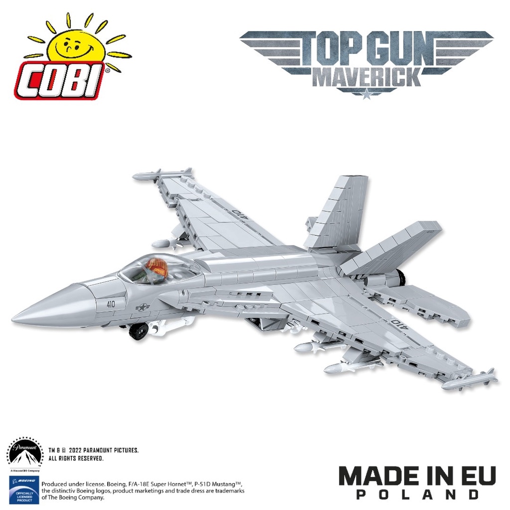 COBI 5804 TOPGUN MAVRICK F18 Super Hornet Building Block ผลิตในยุโรป