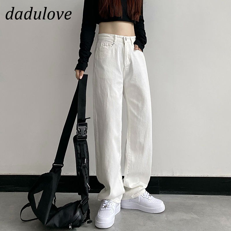 DaDulove 2022 New High Waist Jeans Loose Korean Version Niche Wide Leg Pants Fashion plus Size Women's Clothing #8