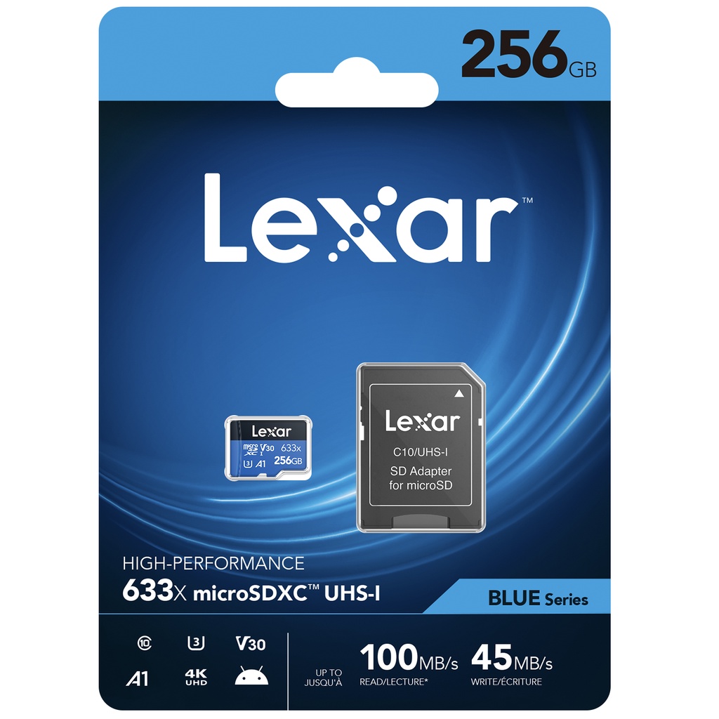 Lexar 256GB Micro SDXC 633x with SD Adapter ThaiPick