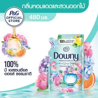 [ใหม่!] Downy ดาวน์นี่ น้ำยาปรับผ้านุ่มสูตรเข้มข้น กลิ่นหอมแดดและสวนดอกไม้ 460 มล