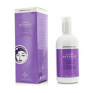 DERMADOCTOR Wrinkle Revenge Antioxidant Enhanced Glycolic Acid Facial Cleanser Size: 180ml/6oz