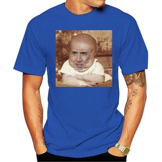 TSHIRTฝ้ายเสื้อยืดแขนสั้น พิมพ์ลายกราฟฟิค Nicolas Cage Cageu แฟชั่นสําหรับผู้ชายs-5xl