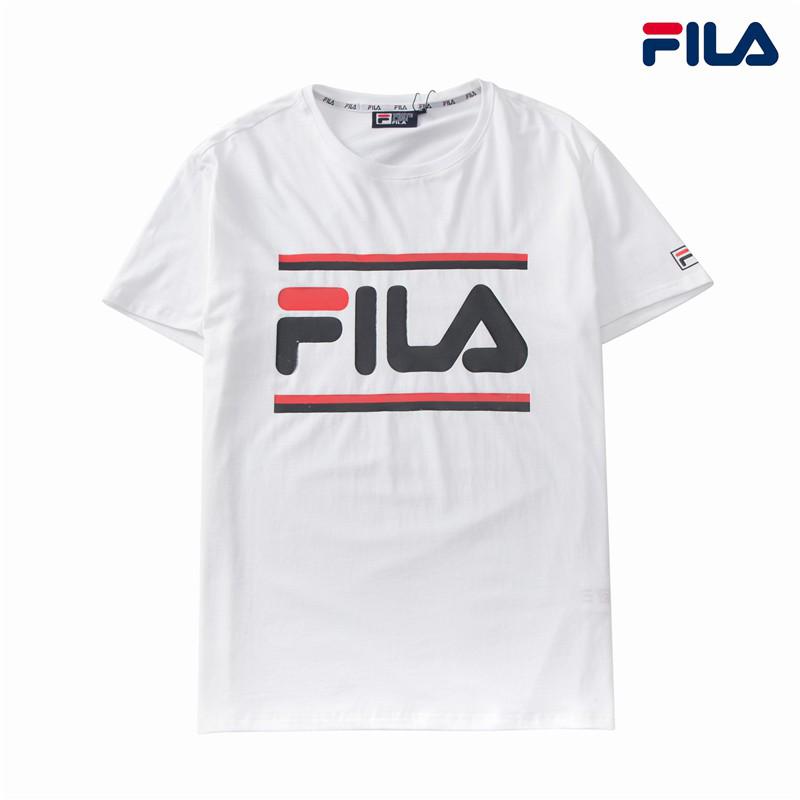 FILA Original tshirt black and white Tee High quality Unisex tshirt men women