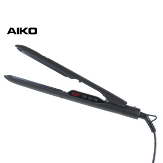 AIKO #HS-079 เครื่องหนีบผม แผ่นหนีบเซรามิคกว้าง 2.2 ซม. หน้าจอ LCD ปกป้องเส้นผม ***รับประกัน 2 ปี ***มอก.1985-2549