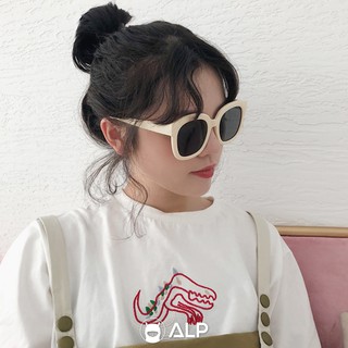 💨 💨 ขายดีพร้อมส่ง 📌📌 ALP Sunglasses แว่นกันแดด พร้อมผ้าเช็ดเลนส์ Ovesize Style รุ่น 0009