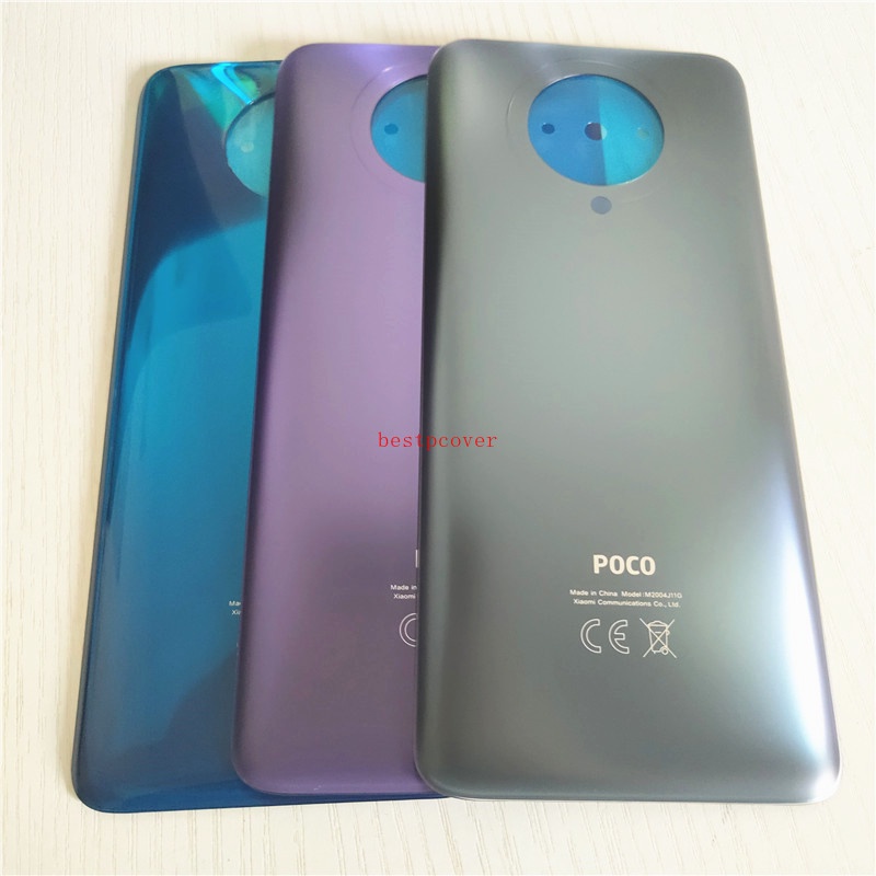 Bp-for Xiaomi Poco F2 Pro ฝาครอบแบตเตอรี ่ ด ้ านหลังแผงกระจกด ้ านหลังประตูกรณีซ ่ อมชิ ้ นส ่ วน