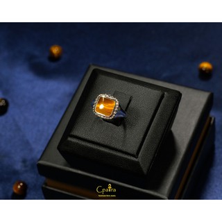 925 Sterling Silver Ring แหวนเงินแท้ x Tiger eye