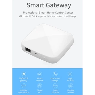 Tuya เกตเวย์ Zigbee แบบต่อสายแลน (JMWZG02) สำหรับเชื่อมต่ออุปกรณ์เซ็นเซอร์ Zigbee รองรับ 100 ชิ้น