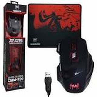 GearMaster GMM-390 BUNDLE SET MOUSE+PAD เมาส์+แผ่นรองเมาส์