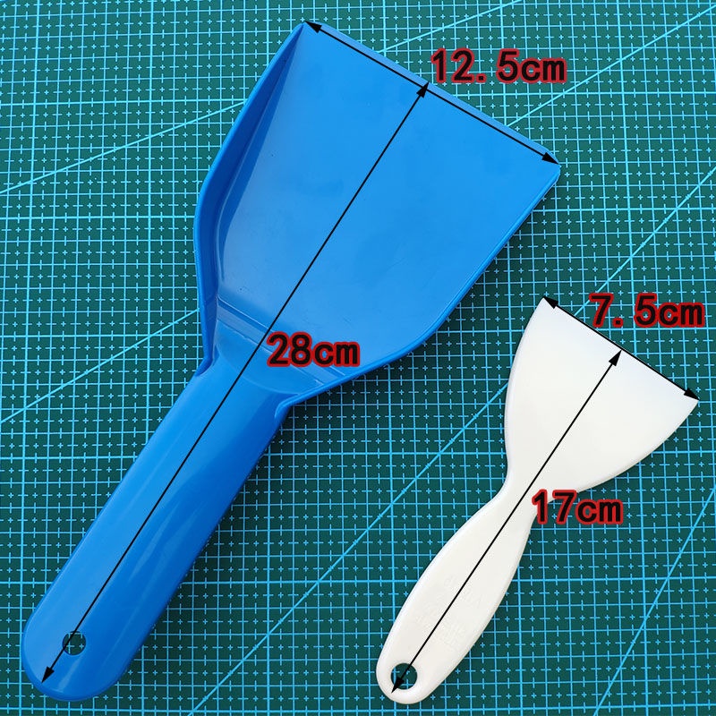 ตู้เย็น deicing shovel ตู้แช่แข็ง deicing shovel ละลายน้ำแข็ง shoveling deicer พลั่วน้ำแข็งมีดพลาสติกครัวทำความสะอาดพลั