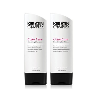 Keratin Complex smoothing therapy keratin color care shampoo + conditioner 400ml  แชมพูและครีมนวดเคราตินที่มีเคราตินและเ