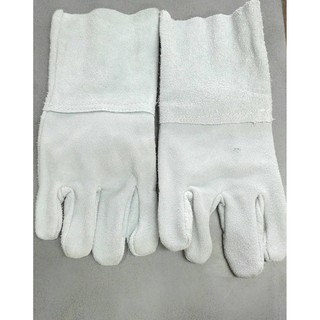 YOJI ONLINE ถุงมือหนังขุย มีไซด์สั้น ยาว สำหรับงานเชื่อม งานเหล็ก ระบายอากาศได้ดี