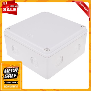 กล่องพลาสติกกันน้ำ ELEKTRA 6X6 นิ้ว สีขาว กล่องพักสายไฟ WATERPROOF JUNCTION BOX ELEKTRA 6X6" WHITE