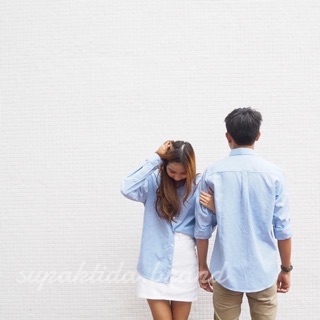 blue oxford shirt