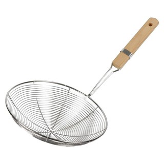 Food scooping equipment STRAINER STAINLESS V-ONE 19CM Kitchen equipment Kitchen equipment อุปกรณ์ตักอาหาร กระชอนลวดสเตนเ