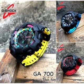 N-100 GShock Ga700 สายทูโทนตัวขายดีมากกก นาฬิกาข้อมือ