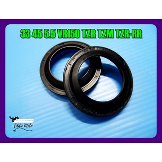 YAMAHA VR150 TZR TZM TZR-RR FRONT SHOCK SEAL (33 45 5.5) SET (1 PAIR)  // ซีลกันฝุ่นโช๊คหน้า 33 45 5.5 (1 คู่)