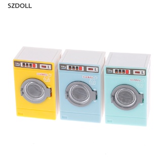 [cxSZDOLL]  1:12 Dollhouse Miniature Mini Washing Machine Model Furniture Accessories Toys  DOM