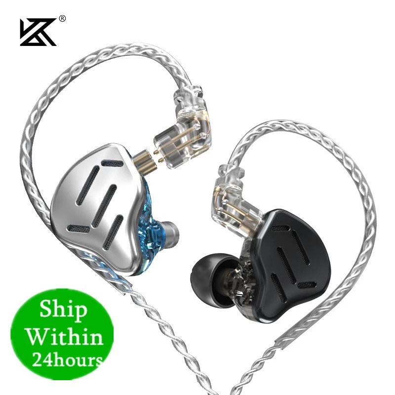 Kz ZAX 7BA 1DD 16 ยูนิต ไฮบริด หูฟังอินเอียร์ โลหะ HIFI ชุดหูฟังเพลง กีฬา KZ ZSX ZS10 PRO AS12 AS16 CA16 C10 PRO VX BA8 DM7