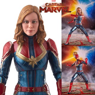 Model Figma งานแท้ Marvel Captain Marvel กัปตัน มาร์เวล 6-inch Legends Brie Larson บรี ลาร์สัน in Costume Collectors