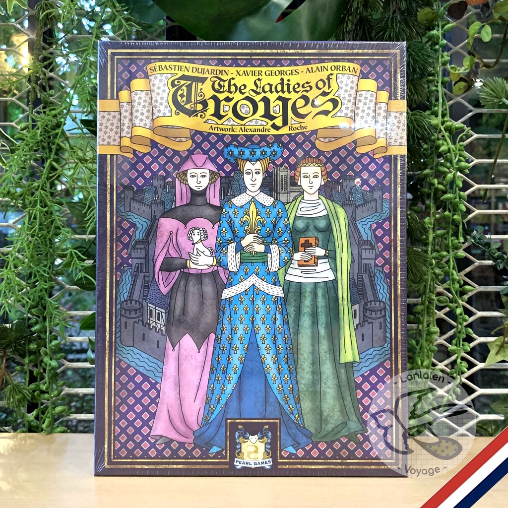 [ของแท้][สินค้าขายดี] Troyes / The Ladies of Troyes Expansion / Troyes Dice ห่อของขวัญฟรี [Boardgame] - รูปที่ 3