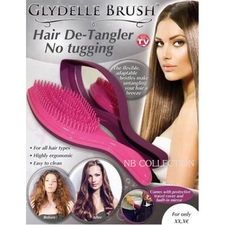 Glydelle brush แปรงหวีนวดผมตรงมหัศจรรย์