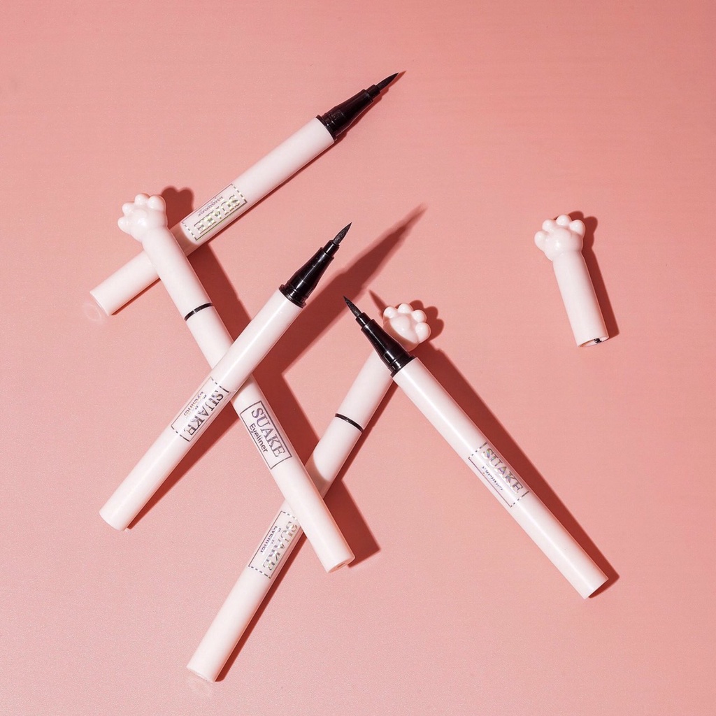 SUAKE 0831 อายไลเนอร์หัวสลิมนาดเล็ก 0.01มิล เขียนง่าย เส้นคม กันน้ำ ติดทน ไม่แพนด้า Long Wear Eyeliner