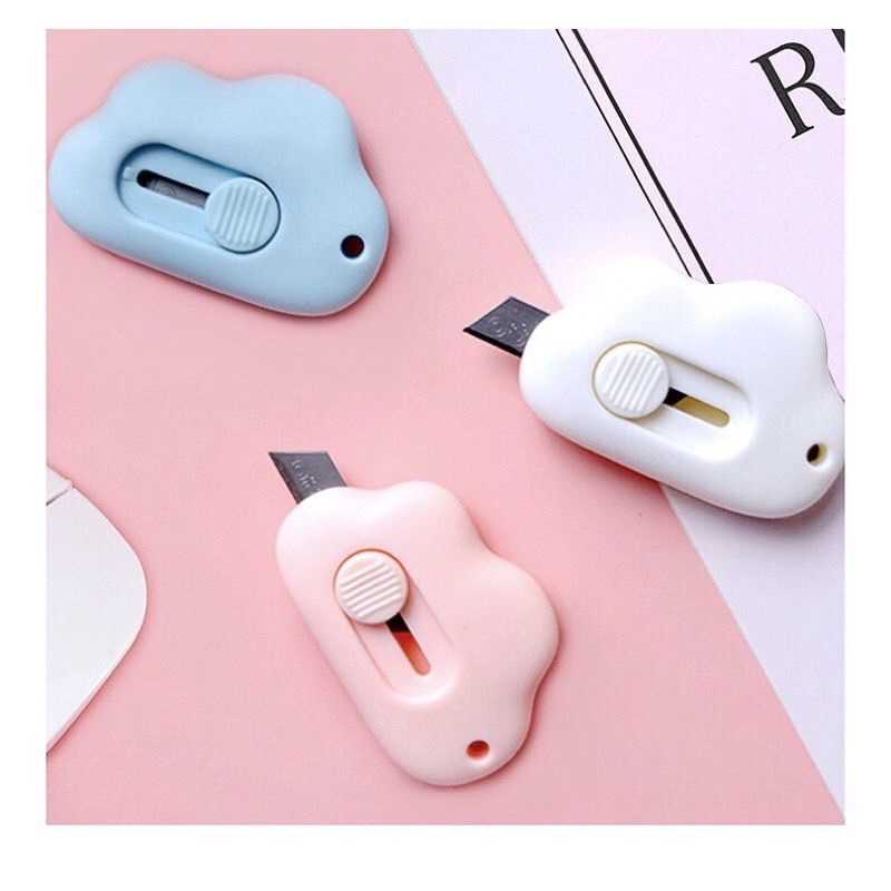 365  SS16(ร้านไทย) คัตเตอร์ตัดกระดาษจิ๋ว รูปก้อนเมฆ DIY(อุปกรณ์สำนักงานและโรงเรียน ผู้ใหญ่เเละเด็ก)