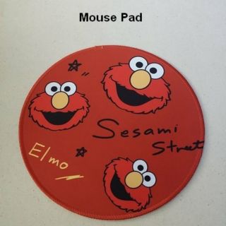 แผ่นรองเม้าส์ mouse pad ลาย เซซามี สตรีท Sesame Street ขนาดเส้นผ่าศูนย์กลาง 9 นิ้ว