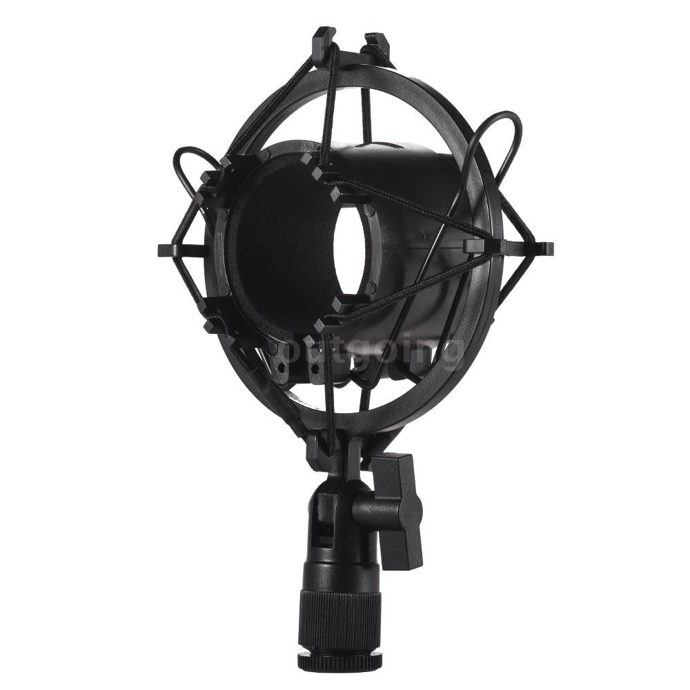 Univerdal Condenser Microphone Mic Shock Mount Holder Bracket Plastic Anti-vibra