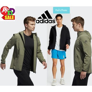 Adidas - ใหม่ เสื้อแจ็คเก็ตมีฮู้ดกันลม/พายุ-กันน้ำ(ละอองฝน)ใส่วิ่ง CITY BASE RUN HOODED WIND/STORMY JACKET FL1507 FL1508