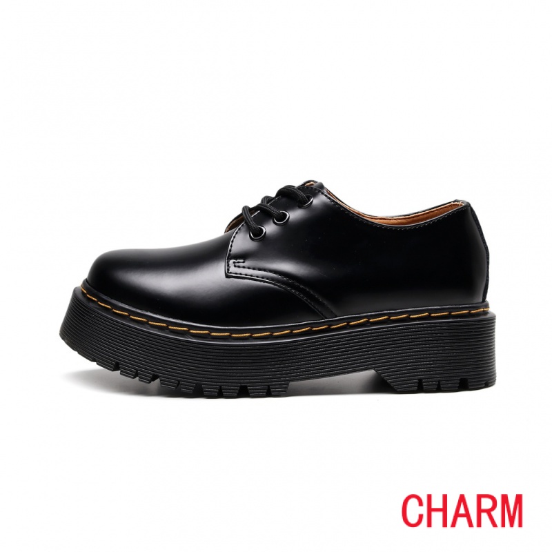 【คุณภาพสูง 100%】Dr.martens ผู้หญิงหนาแต่เพียงผู้เดียวรองเท้า Hardshell รุ่นมาร์ตินรองเท้า ราคา ถูกที่สุด ดีลบีเคเค แกลเลอรีภาพที่ 8