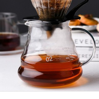 [พร้อมส่ง] เหยือกกาแฟ 600ml ไม่มีฝา