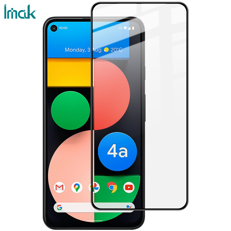Imak สําหรับ Google Pixel 4A 5G กระจกนิรภัยกาวเต็มฝาครอบปกป้องหน้าจอฟิล์มป้องกัน