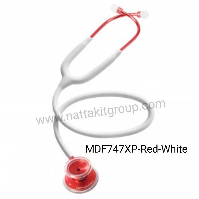 MDF747XP#R29 MDF หูฟังทางการแพทย์ Stethoscope Acoustica - (Red-White)