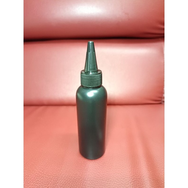 ขวดพลาสติก.กลม.ฝาแหยมดำมีขนาด 100 ml.