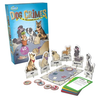 ThinkFun: Dog Crimes – Who’s to Blame Logic Game [BoardGame]