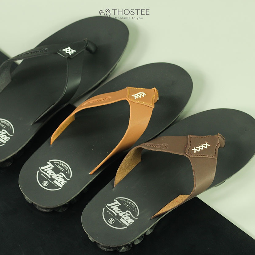 รองเท้าแตะหนังผู้ชาย Zela Thostee MicroFibber Jpt