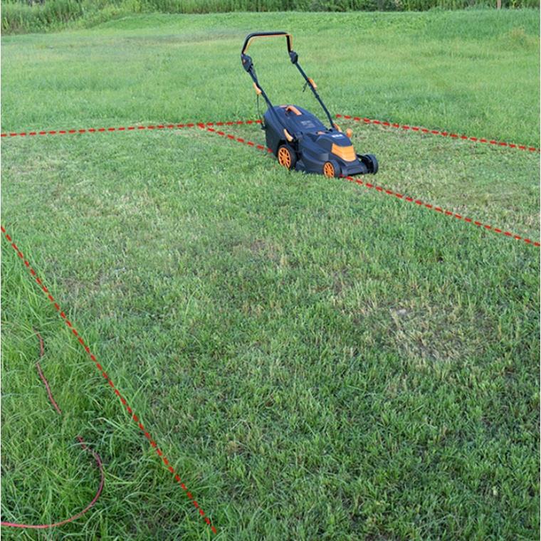 ☾รถเข็นตัดหญ้าไฟฟ้า เครื่องตัดหญ้า เครื่องตัดหญ้าไฟฟ้าแบบมือผลัก ปรับระดับได้ สะดวกพกพาง่าย 1800W 2200W