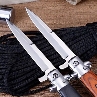 มีดพับสวิสแท้ มีดพับเล็กคมๆ มีดพก มีดตัดทุเรียน มีดพกพา มีดพกสวยๆ Folding Knife มีดพับด้ามไม้ ใบมีดคมมาก