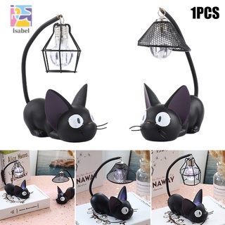 Kikis Cat Night Light for Kid Ghibli Kikis Delivery Service Black Cat Toy Lamp for Birthday Gift Bedroom Decoration