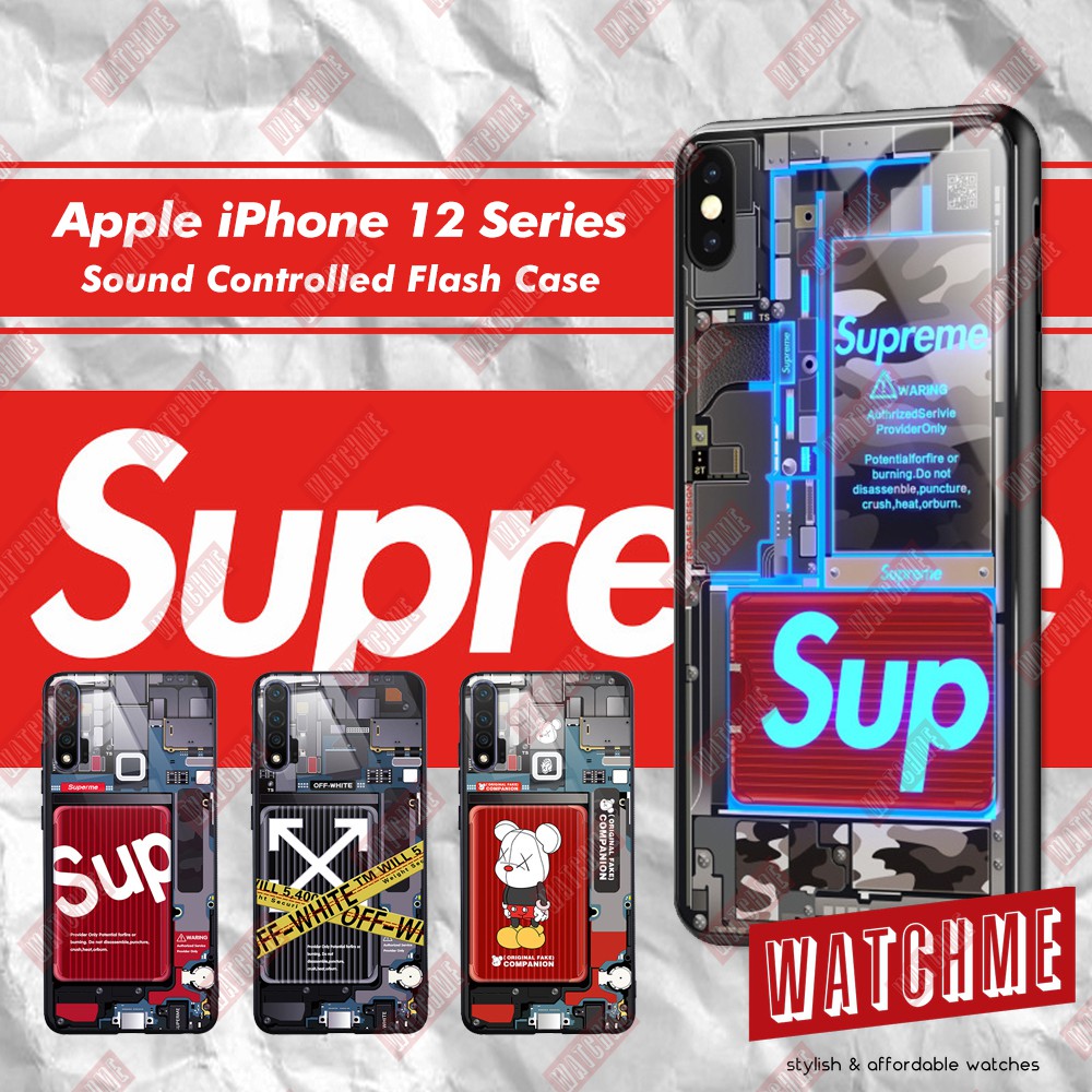 เคสโทรศัพท์มือถือ ลาย Supreme สําหรับ Apple iPhone 12 12 Mini 12 Pro 12 Pro Max