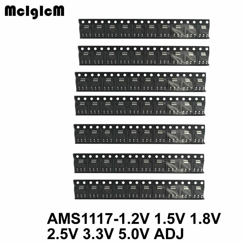 ชุดควบคุมแรงดันไฟฟ้า AMS1117 1.2V 1.5 1.8 2.5 3.3 5 ค่า ADJ11177 แต่ละรุ่น 10PCS