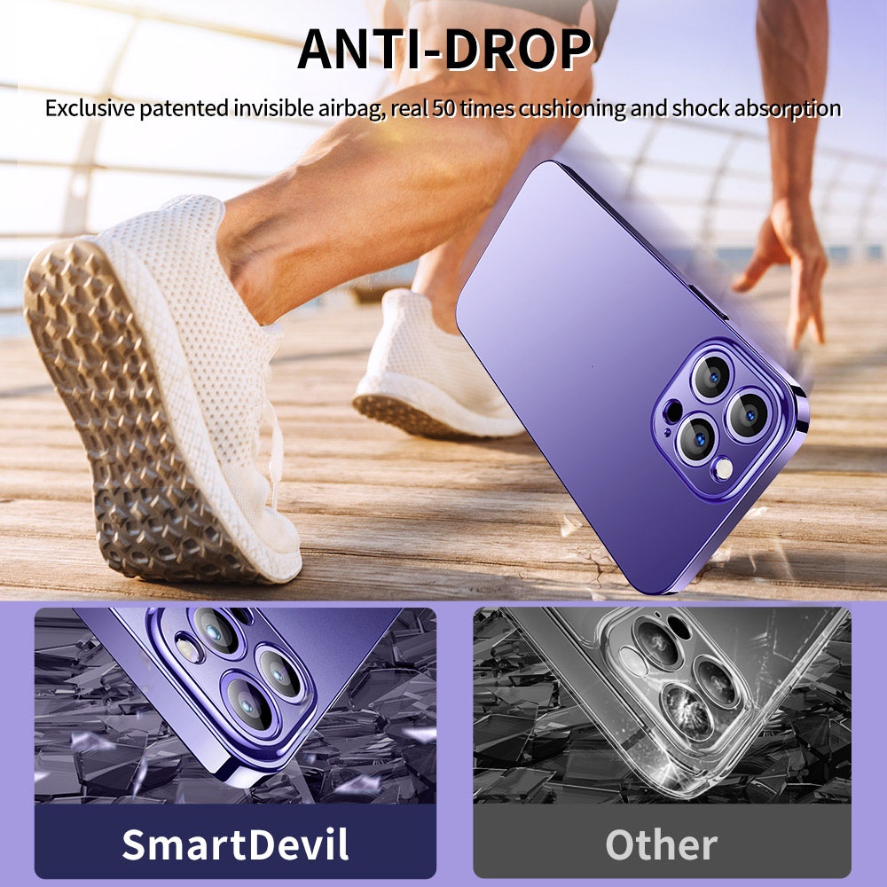 SmartDevil เคสโทรศัพท์มือถือ แบบใส ลายปีศาจ สําหรับ ip 14 14 plus 14 ...