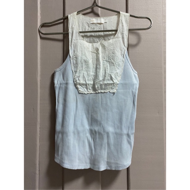 เสื้อกล้าม สีฟ้า แบรนด์ FQ&L