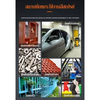 กาพ่นสี สีเงิน กาพ่นบน แบบหงาย รุ่น F75 and ระบบดูดสีก้นถ้วย ที่พ่นสี ทาสี ใช่งานง่าย พ่นได้ละอองที่ละเอียด